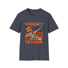 Load image into Gallery viewer, Halloween Skeleton T-Shirt, Spooky Season Tee, Unisex Softstyle Shirt, Fall Fashion, Halloween Costume Top