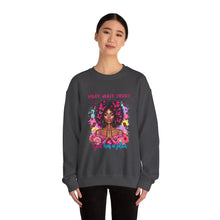 Load image into Gallery viewer, Bohemian Inspirational Sweatshirt, Empowering Gift for Her, Cozy Crewneck for Daily Wear, Spiritual Fashion, Perfect for Any Occasion