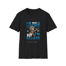 Load image into Gallery viewer, Rocker Teacher T-Shirt, Funny Teacher Tee, Unisex Graphic Tee, Softstyle Shirt, Teacher Appreciation Gift
