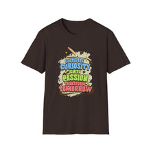 Load image into Gallery viewer, Curiosity & Passion T-Shirt, Unisex Softstyle Tee, Inspirational Gift, Motivational Shirt, Education Apparel, Youth Empowerment