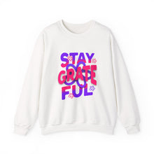 Load image into Gallery viewer, Grateful Sweatshirt - Cozy Crewneck for Everyday Comfort, Perfect Gift for Friends, Inspirational Apparel, Casual Style