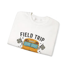 Load image into Gallery viewer, Field Trip Vibes Sweatshirt | Unisex Crewneck for Adventure Lovers, Casual Wear, School Events, Gifts for Students