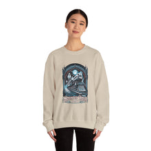 Load image into Gallery viewer, Haunted Rails Sweatshirt - Spooky Cozy Crewneck for Halloween, Perfect Gift for Ghost Lovers, Unisex Casual Wear