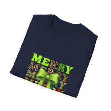 Load image into Gallery viewer, Merry Christmas Unisex T-Shirt, Holiday Apparel, Festive Tee, Gift for Her/Him, Christmas Party Shirt