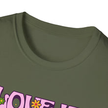 Load image into Gallery viewer, Pride Month T-Shirt, Love Is Love Graphic Tee, Unisex LGBTQ+ Apparel, Softstyle Pride Shirt, Inclusive Fashion, Celebratory Gift