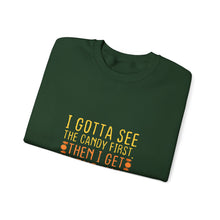 Load image into Gallery viewer, Fun Halloween Sweatshirt, Unisex Heavy Blend™, Comfortable Crewneck, Fall Fashion, Candy Lover's Gift, Funny Quotes Apparel