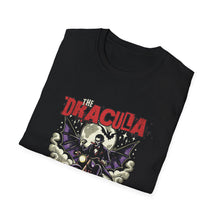 Load image into Gallery viewer, Dracula Journey Unisex T-Shirt, Halloween Apparel, Horror Fan Gift, Graphic Tee, Retro Vibes Shirt