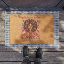 Load image into Gallery viewer, Bohemian Doormat with Floral Design, Home Decor, Entryway Mat, Gifts for Her, Housewarming Present, Welcome Mat