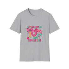 Load image into Gallery viewer, Little Miss 100 Days Smarter T-Shirt, Fun Teacher Gift, Kids' Milestone Celebration, School Spirit Shirt, Unisex Softstyle Tee