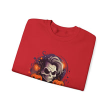 Load image into Gallery viewer, Rebel with a Cause Crewneck Sweatshirt | Halloween Sweatshirt, Unisex Fall Apparel, Cozy Casual Wear, Spooky Season Clothing, Gothic Style