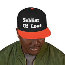 Load image into Gallery viewer, Embroidered Snapback Hat, Funny Quotes Soldier Of Love Cap, Adjustable Baseball Cap, Hip Hop Hat, Streetwear Accessories