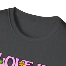 Load image into Gallery viewer, Pride Month T-Shirt, Love Is Love Graphic Tee, Unisex LGBTQ+ Apparel, Softstyle Pride Shirt, Inclusive Fashion, Celebratory Gift
