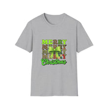 Load image into Gallery viewer, Merry Christmas Unisex T-Shirt, Holiday Apparel, Festive Tee, Gift for Her/Him, Christmas Party Shirt