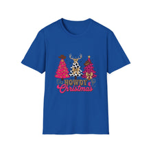 Load image into Gallery viewer, Howdy Christmas Unisex T-Shirt - Festive Apparel for Holiday Cheer, Christmas Gift, Family Gathering, Fun Party Shirt, Casual Wear