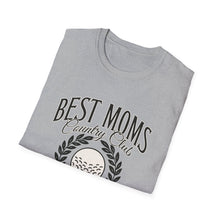 Load image into Gallery viewer, Best Moms Country Club T-Shirt, Gift for Moms, Funny T-Shirt, Mother's Day Gift, Casual Wear, Golf Lovers Tee