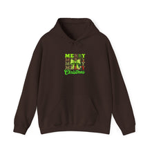 Load image into Gallery viewer, Merry Christmas Hooded Sweatshirt, Unisex Sweatshirt for Holidays, Festive Winter Wear, Cozy Gift for Family, Christmas Style