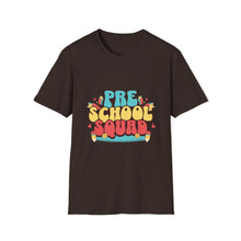Load image into Gallery viewer, Playful Preschool Squad T-Shirt, Unisex Graphic Tee for Kids, Fun Birthday Gift, Back to School Apparel, Cute Family Outfit