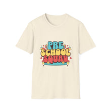 Load image into Gallery viewer, Playful Preschool Squad T-Shirt, Unisex Graphic Tee for Kids, Fun Birthday Gift, Back to School Apparel, Cute Family Outfit
