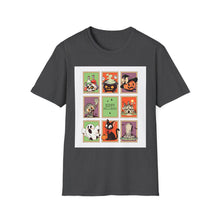 Load image into Gallery viewer, Halloween-Themed Unisex Softstyle T-Shirt: Spooky Fun for All Ages, Perfect for Parties, Celebrations, Trick or Treating, and Gifting!