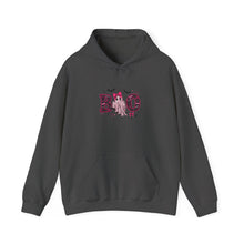 Load image into Gallery viewer, Boo Halloween Unisex Hoodie, Cozy Sweatshirt for Fall, Spooky Season Apparel, Ghost Design, Halloween Party Outfit