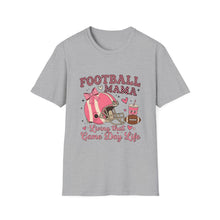Load image into Gallery viewer, Football Mama Game Day T-Shirt, Football Mom Shirt, Sports Mom Tee, Game Day Apparel, Football Fan Shirt