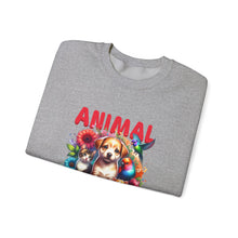 Load image into Gallery viewer, Animal Lovers Crewneck Sweatshirt | Cute Pet Sweatshirt, Gift for Dog Owners, Animal Lover Apparel, Cozy Sweatshirt