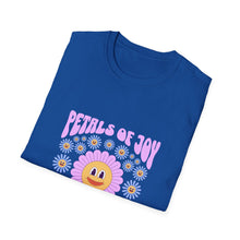 Load image into Gallery viewer, Petals of Joy T-Shirt, Flower Graphic Tee, Positive Vibe Apparel, Unisex Casual Shirt, Spring/Summer Fashion, Gift for Friends