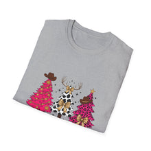 Load image into Gallery viewer, Howdy Christmas Unisex T-Shirt - Festive Apparel for Holiday Cheer, Christmas Gift, Family Gathering, Fun Party Shirt, Casual Wear
