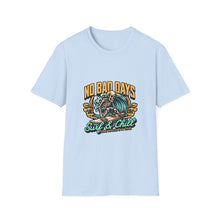 Load image into Gallery viewer, No Bad Days Surf & Chill T-Shirt, Unisex Tee, Summer Vibes Apparel, Casual Beach Shirt, Gift for Surfers, Relaxed Fit T-Shirt