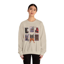 Load image into Gallery viewer, Cozy Book Lover Crewneck Sweatshirt, Literary Gift, Reading Sweatshirt, Cozy Fall Apparel, Perfect for Book Clubs