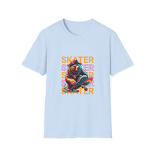 Load image into Gallery viewer, Retro Skater Unisex T-Shirt - Perfect for Skate Lovers, Streetwear, Casual Wear, Gift for Him/Her, Summer Fashion