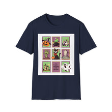 Load image into Gallery viewer, Spooky Halloween T-Shirt for Adults, Unisex Softstyle Tee, Perfect for Halloween Parties, Trick-or-Treat, Costume Wear, Fall Fashion
