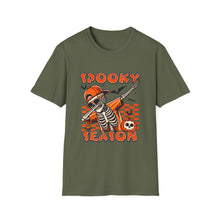 Load image into Gallery viewer, Halloween Skeleton T-Shirt, Spooky Season Tee, Unisex Softstyle Shirt, Fall Fashion, Halloween Costume Top