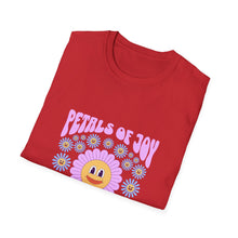 Load image into Gallery viewer, Petals of Joy T-Shirt, Flower Graphic Tee, Positive Vibe Apparel, Unisex Casual Shirt, Spring/Summer Fashion, Gift for Friends