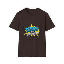 Load image into Gallery viewer, Superhero Jesus T-Shirt, Christian Graphic Tee, Unisex Softstyle Shirt, Religious Apparel, Faith-Based Gift, Casual Wear