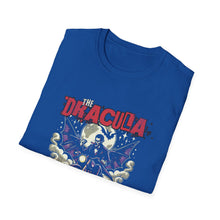 Load image into Gallery viewer, Dracula Journey Unisex T-Shirt, Halloween Apparel, Horror Fan Gift, Graphic Tee, Retro Vibes Shirt