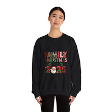 Load image into Gallery viewer, Festive Family Christmas Sweatshirt - Perfect for Holiday Gatherings, Family Photos, Gift, Cozy Wear, 2025 Style
