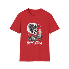 Load image into Gallery viewer, Gothic Skull T-Shirt, Edgy Casual Tee, Halloween Apparel, Unisex Graphic Shirt, Alternative Fashion, Spooky Style
