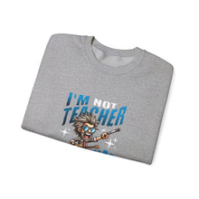 Load image into Gallery viewer, Cool Teacher Rocker Sweatshirt, Unisex Crewneck, Gift for Teachers, Music Lover Apparel, Teacher Appreciation Day, Casual Wear