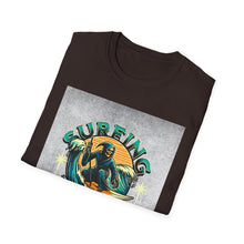 Load image into Gallery viewer, Surfing for Freedom Unisex Softstyle T-Shirt | Summer Vibe, Beachwear, Gift for Surfers, Casual Tee, Adventure Apparel