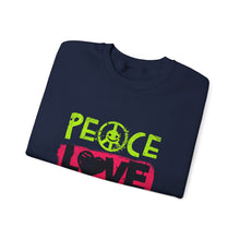 Load image into Gallery viewer, Peace Love Empathy Sweatshirt | Unisex Cozy Crewneck | Inspirational Gift | Casual Wear | Everyday Comfort
