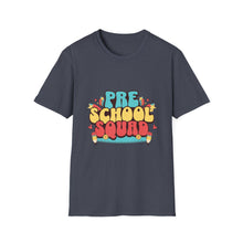 Load image into Gallery viewer, Playful Preschool Squad T-Shirt, Unisex Graphic Tee for Kids, Fun Birthday Gift, Back to School Apparel, Cute Family Outfit