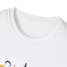 Load image into Gallery viewer, Funny Halloween T-Shirts, Haunted House Unisex Softstyle Tee - Spooky Costume Apparel, Scary Ghost Graphic Shirt, Trick or Treat Clothes,