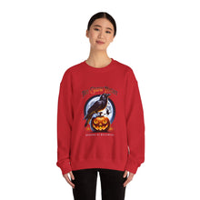 Load image into Gallery viewer, Crow Night Halloween Crewneck Sweatshirt | Unisex Sweatshirt for Fall, Halloween Spirit, Cozy Autumn Vibes, Perfect Gift
