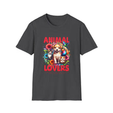 Load image into Gallery viewer, Animal Lovers Unisex T-Shirt | Perfect Gift for Pet Owners, Casual Wear, Animal Rescue Events, Birthdays, and More