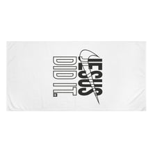 Load image into Gallery viewer, Inspirational Mink-Cotton Towel, Motivational Towel, Jesus Did It Bathroom Decor, Faith-Based Gifts, Soft Cotton Towel