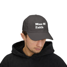 Load image into Gallery viewer, Funny Quotes Classic Dad Cap, Man Of Faith Hat, Embroidered Baseball Hat, Vintage Style Retro Hat, Father's Day Gift Idea