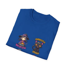 Load image into Gallery viewer, Kawaii Unisex Softstyle T-Shirt, Cute Tee, Japanese Style Shirt, Cozy Graphic Top, Fun Anime Fashion