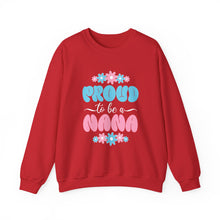 Load image into Gallery viewer, Proud Nana Crewneck Sweatshirt - Cozy Gift for Grandmothers, Family Gatherings, Birthdays, Mother's Day, Cool Weather