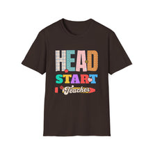 Load image into Gallery viewer, Head Start Teacher T-Shirt, Unisex Softstyle Shirt, Teacher Gift, Back to School T-Shirt, Classroom Outfit, Educational Apparel